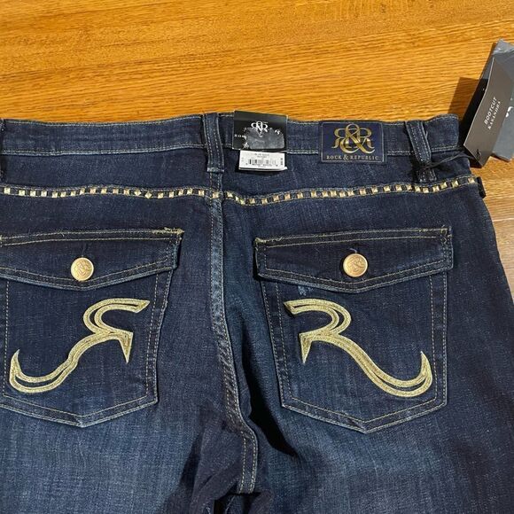 Rock & Republic Kasandra Boot Cut Jean Size 16 M NWT - Picture 12 of 16